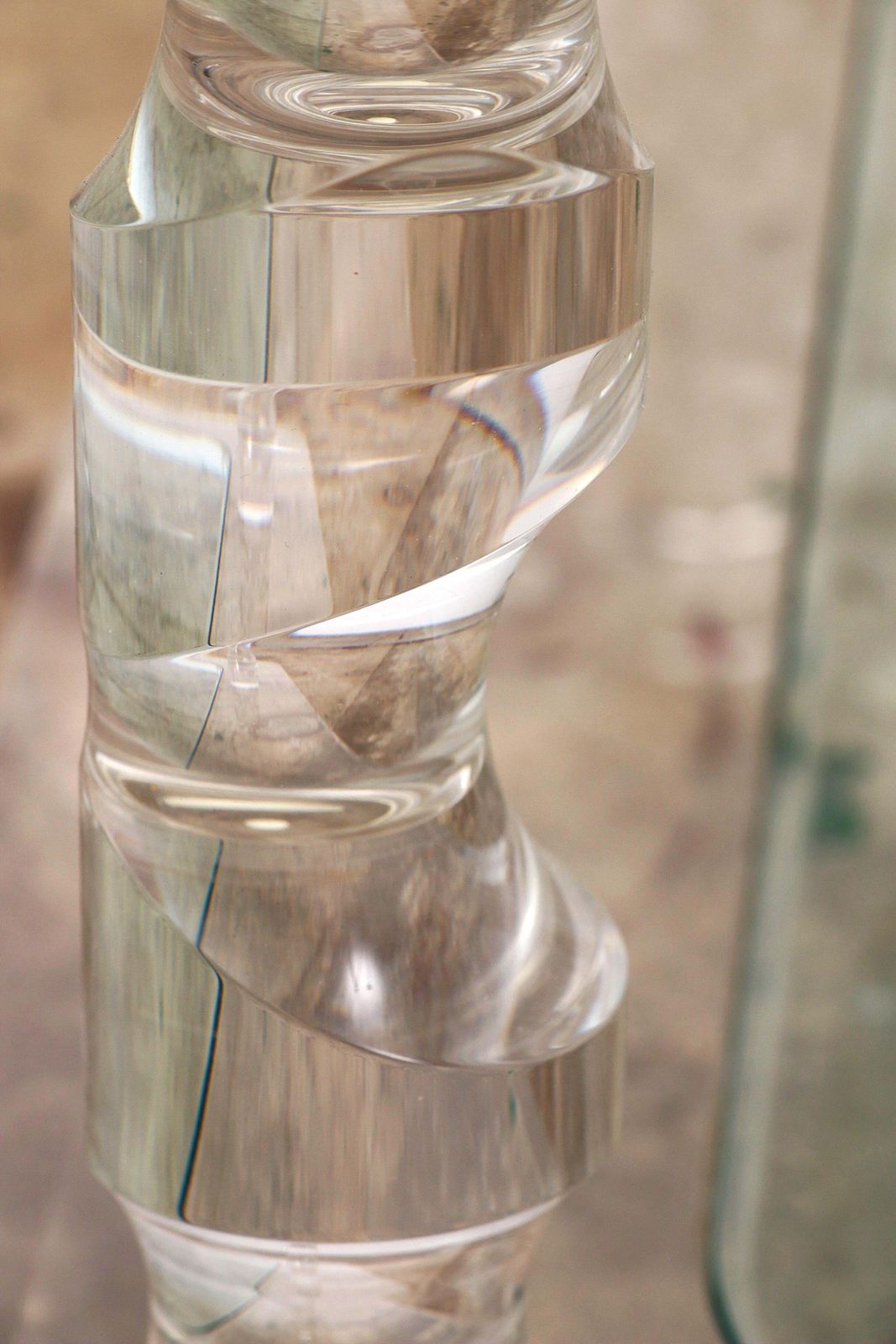 French Coffee Table Lucite And Glass Maison Romeo, 1970s photo vintage