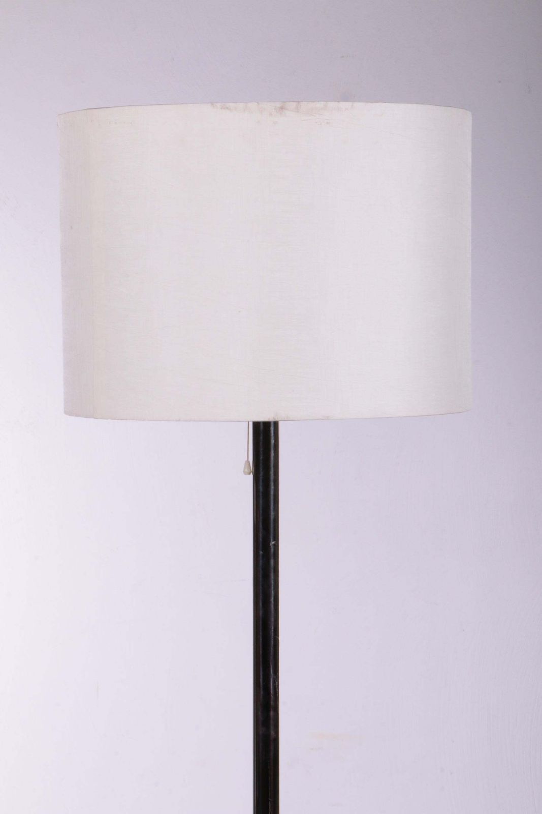 photo vinterior Large Floor Lamp With Chrome Stem And 3 Light Fittings In The Shade By Temde