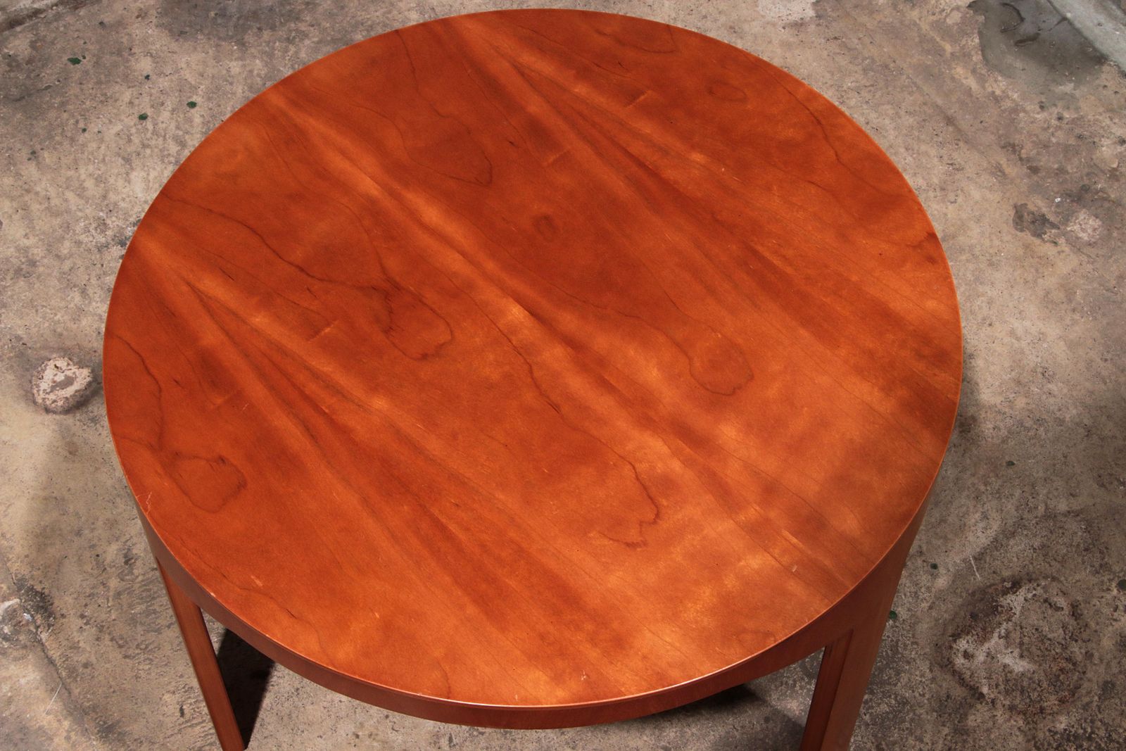photo furniture Beautiful Wooden Side Table With Vintage 70s
