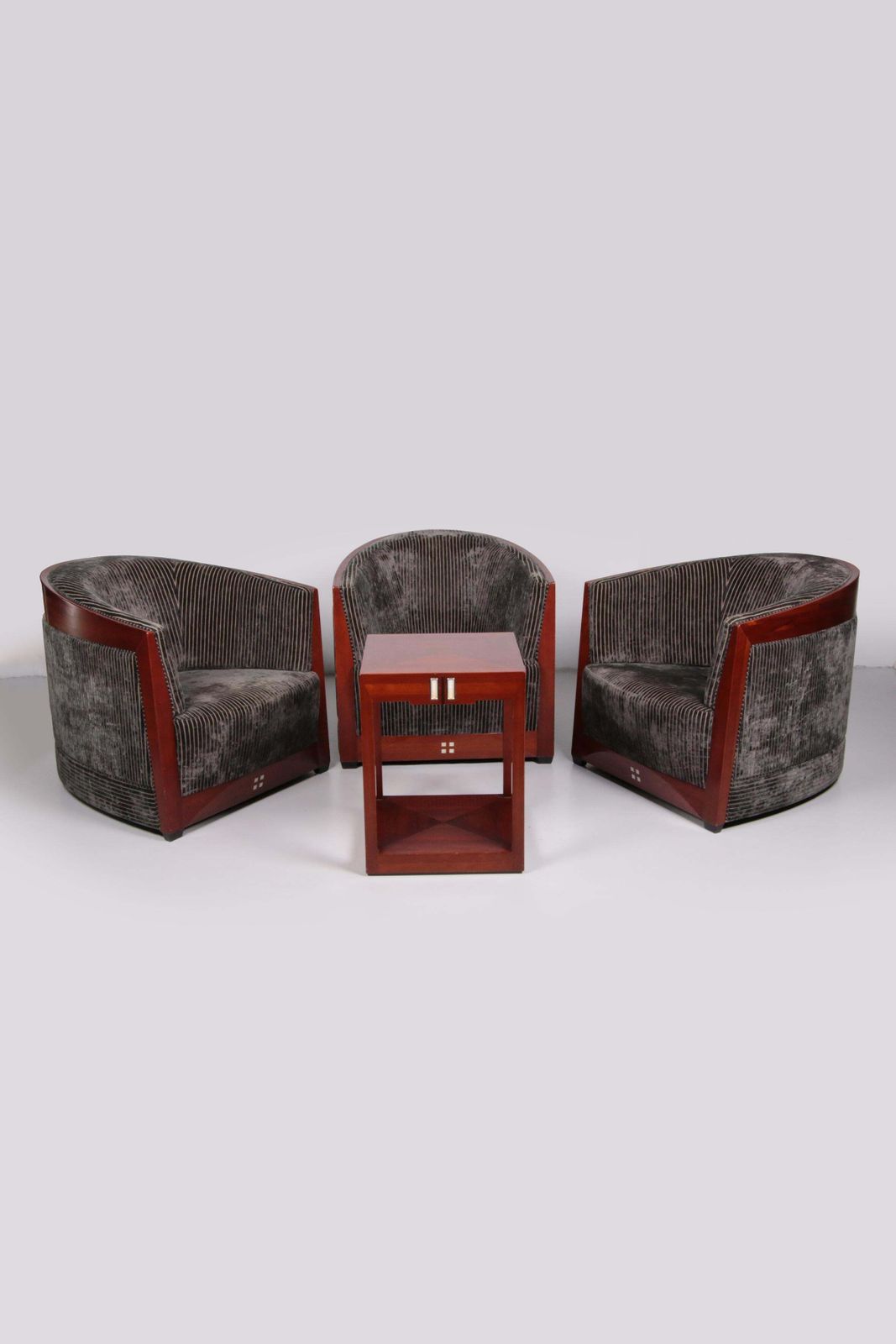 Art Deco Set  Armchairs Design From Frits Schuitema With Table, 1980s photo furniture