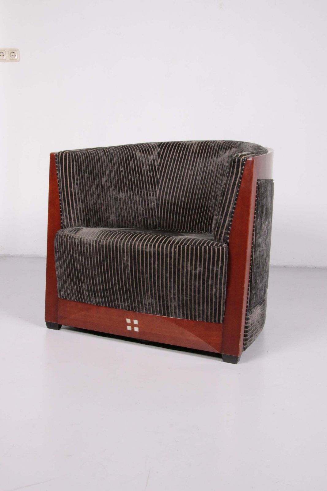 Art Deco Set  Armchairs Design From Frits Schuitema With Table, 1980s photo vintage