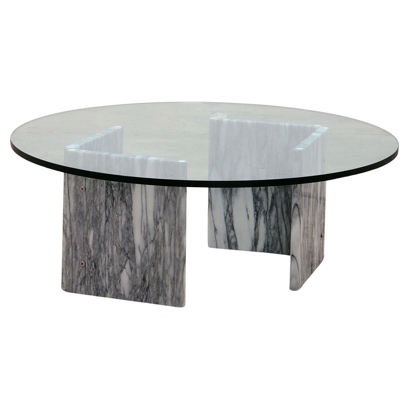 Vintage Design Italian Marble Vintage Coffee Table, 1970s Italy