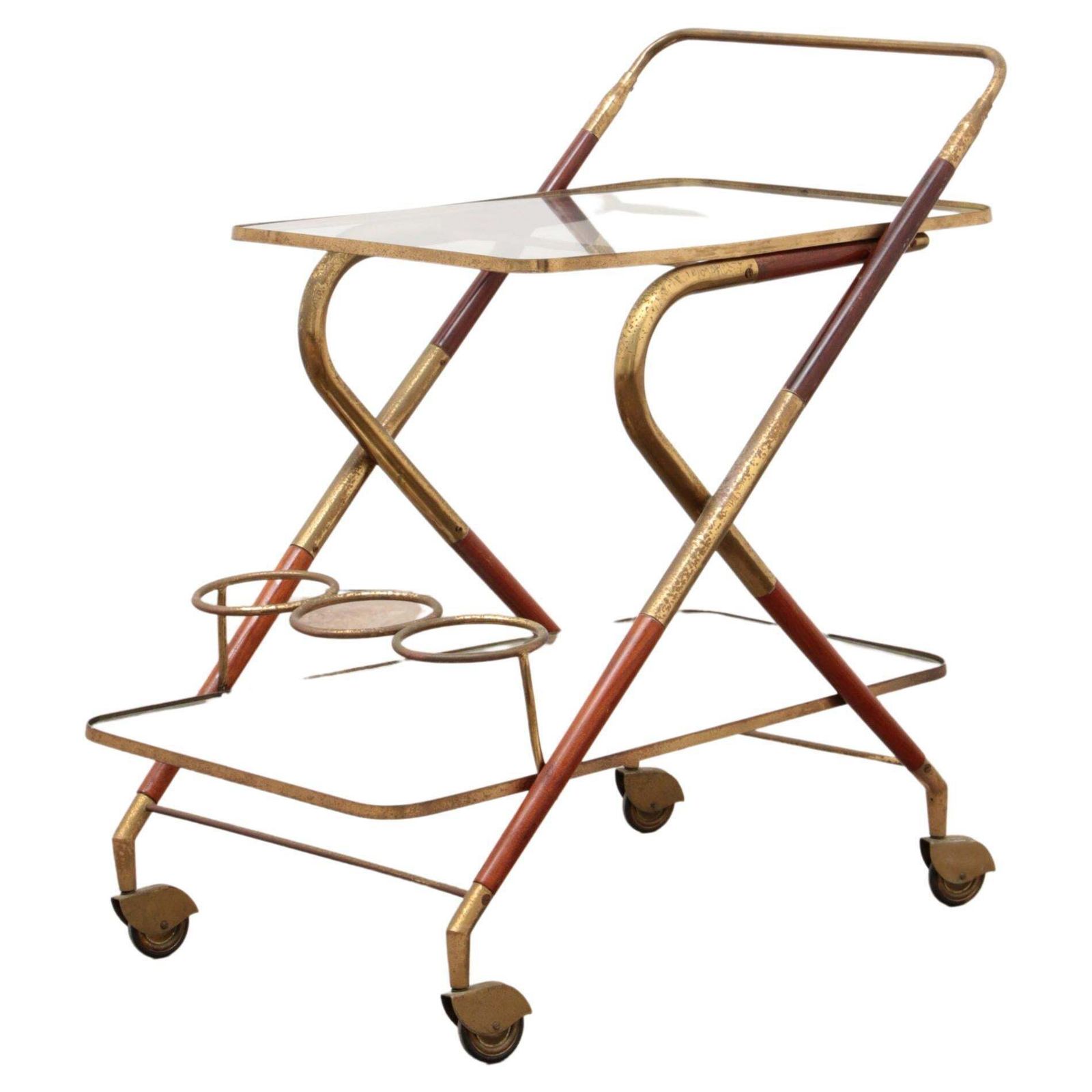 Cesare Lacca 1960s Trolley Made By Cassina, Italy