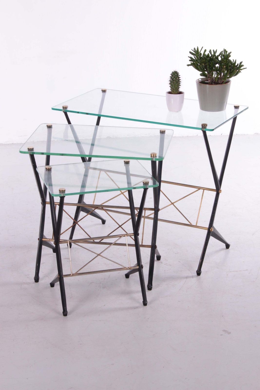 Italian Top Design Side Tables From The 50s By Angelo Ostuni photo furniture
