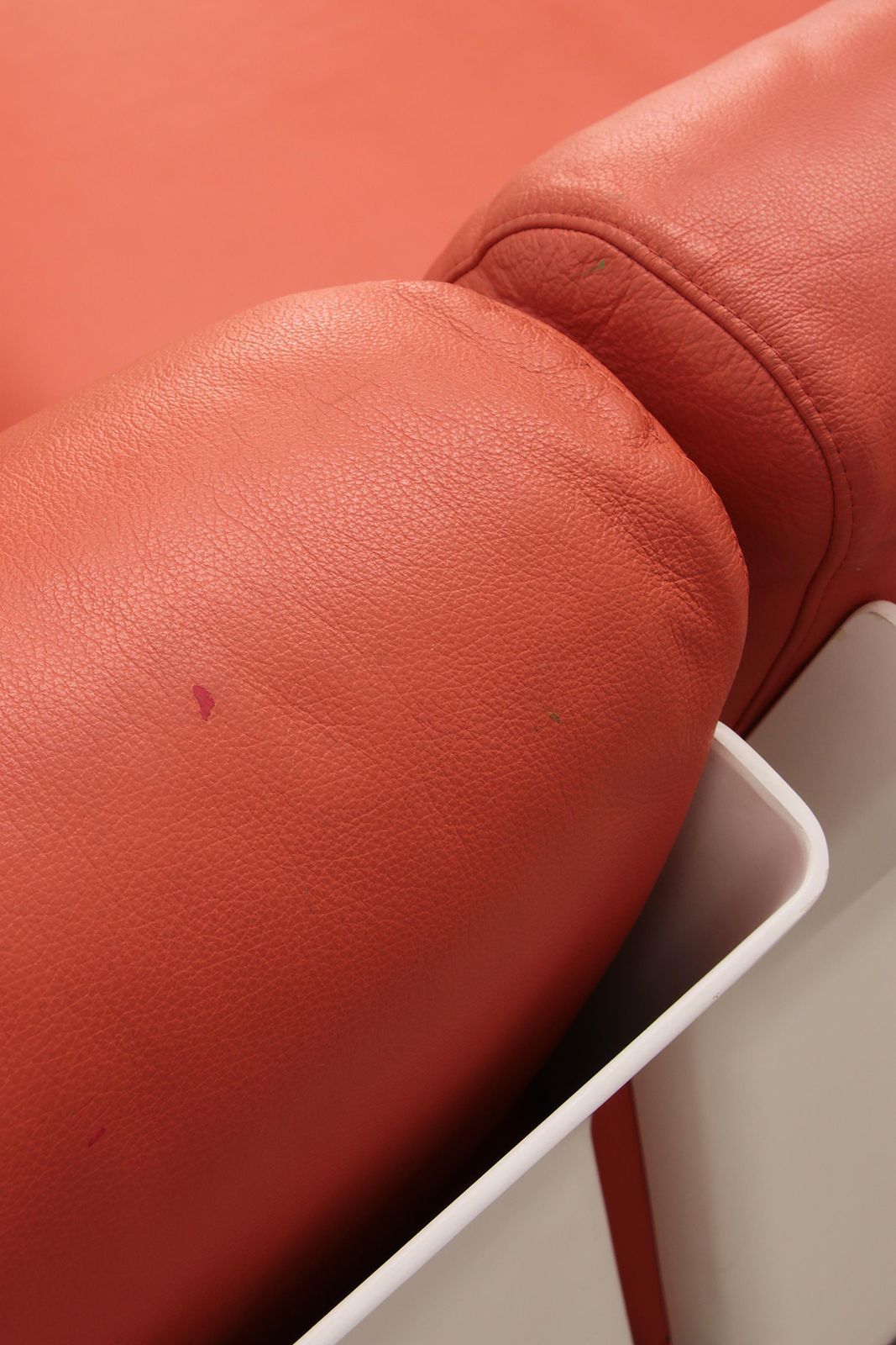 Amanta Modular Sofa In Orange Leather For C&B Italy, From Mario Bellini 1960s photo buy