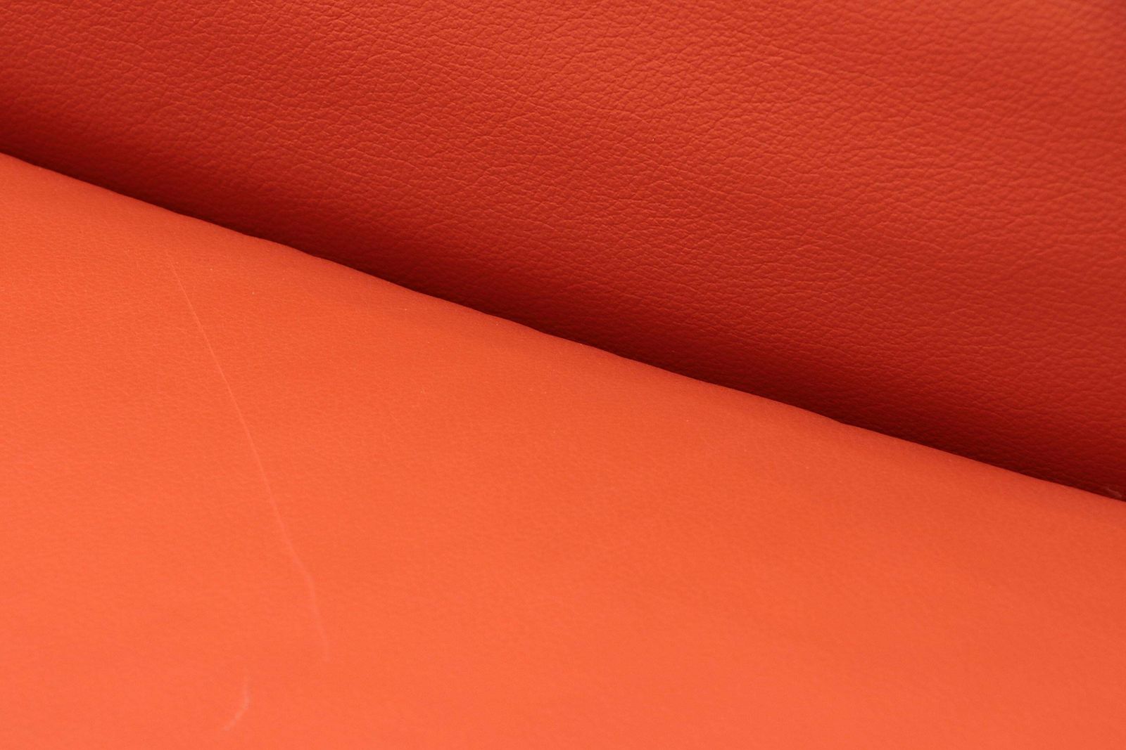 Amanta Modular Sofa In Orange Leather For C&B Italy, From Mario Bellini 1960s photo vintage
