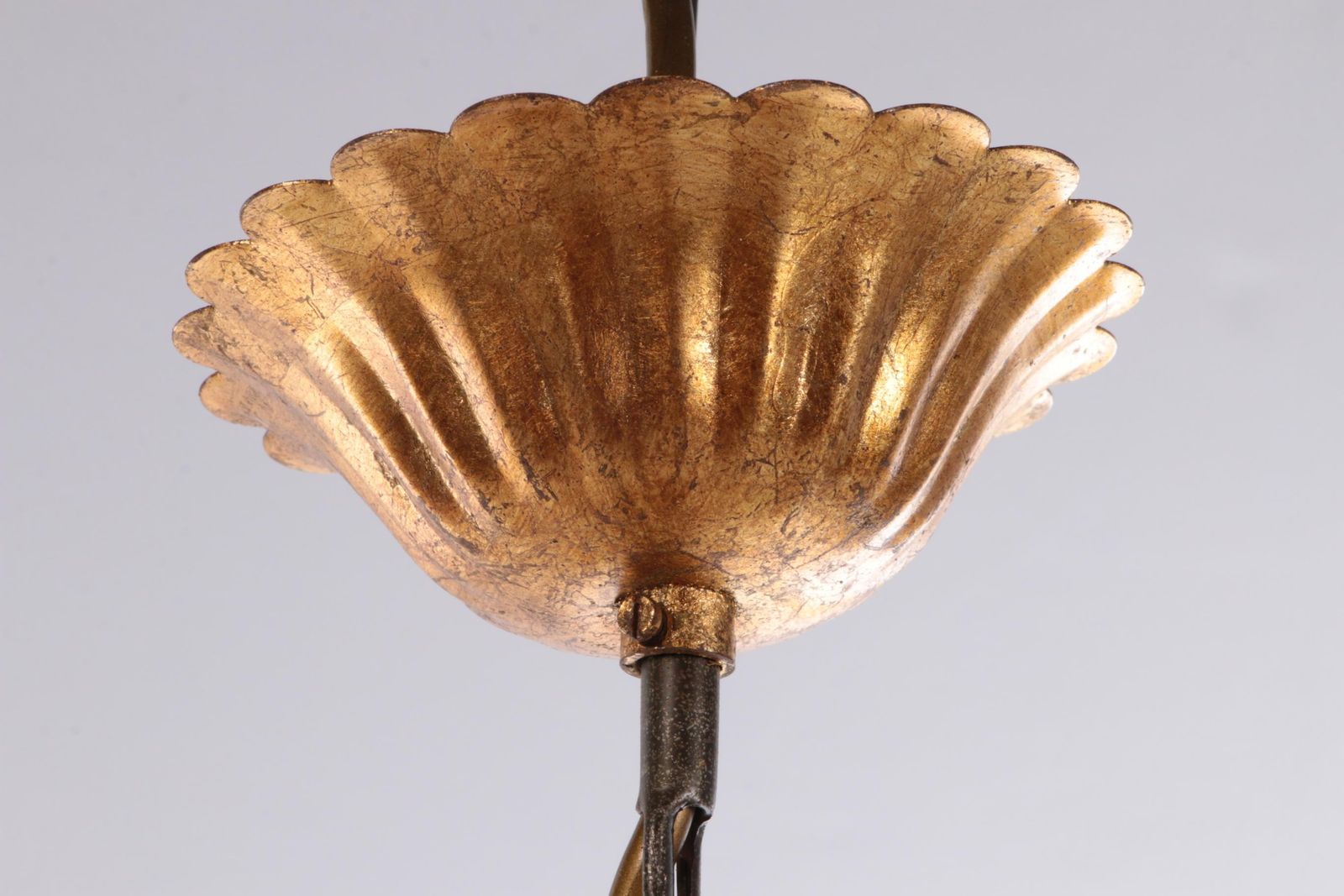 photo for sale Golde Hollywood Regency Hanglamp From Hans Kogl Design 1970, Italy