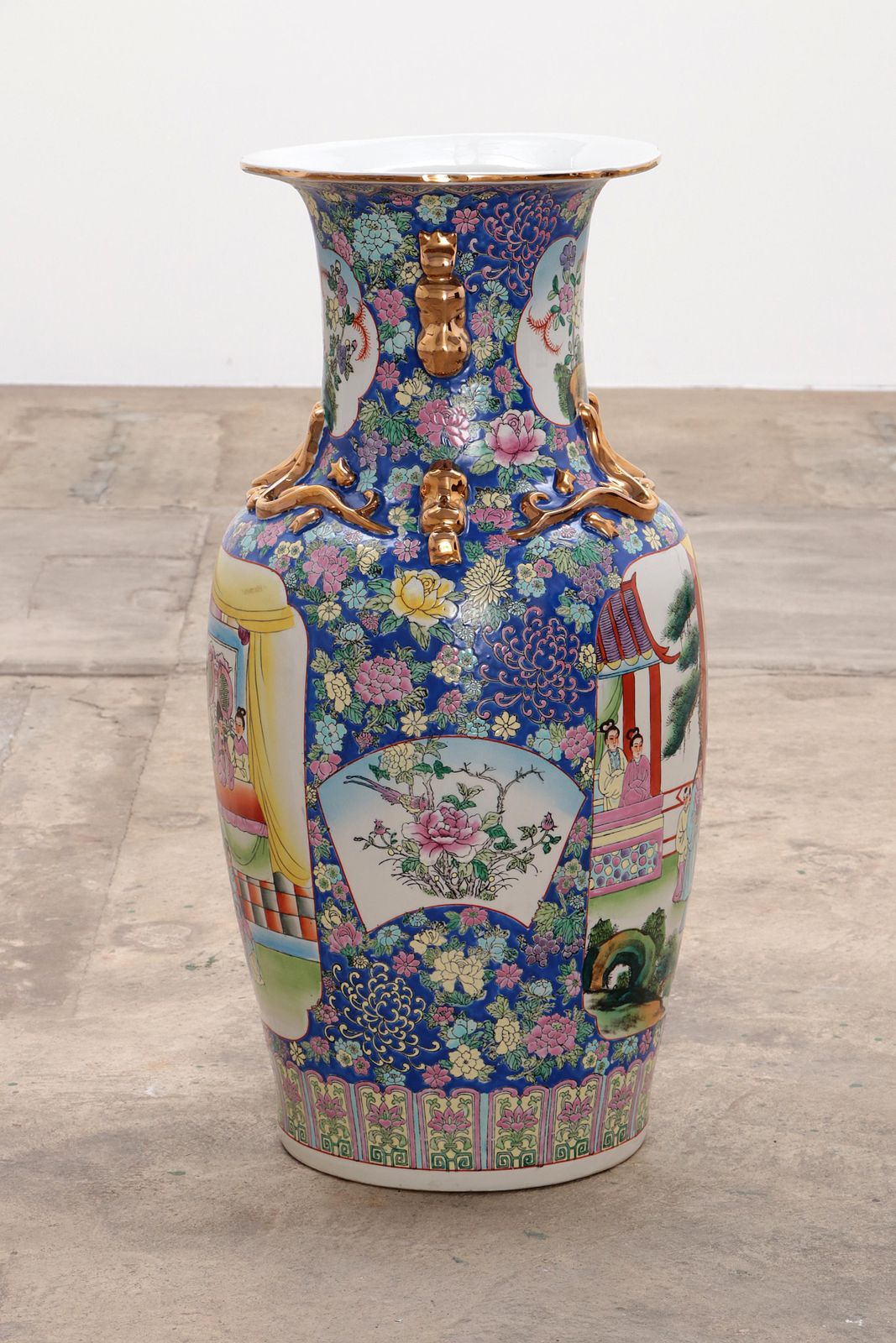 Old Chinese Ceramic Hand Painted Vase photo buy
