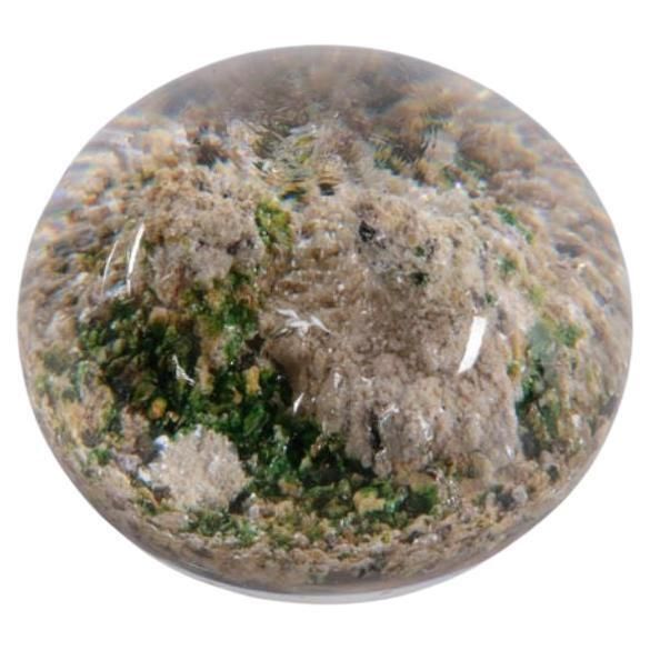 Antique Baccarat Paperweight Landscape With Mountains