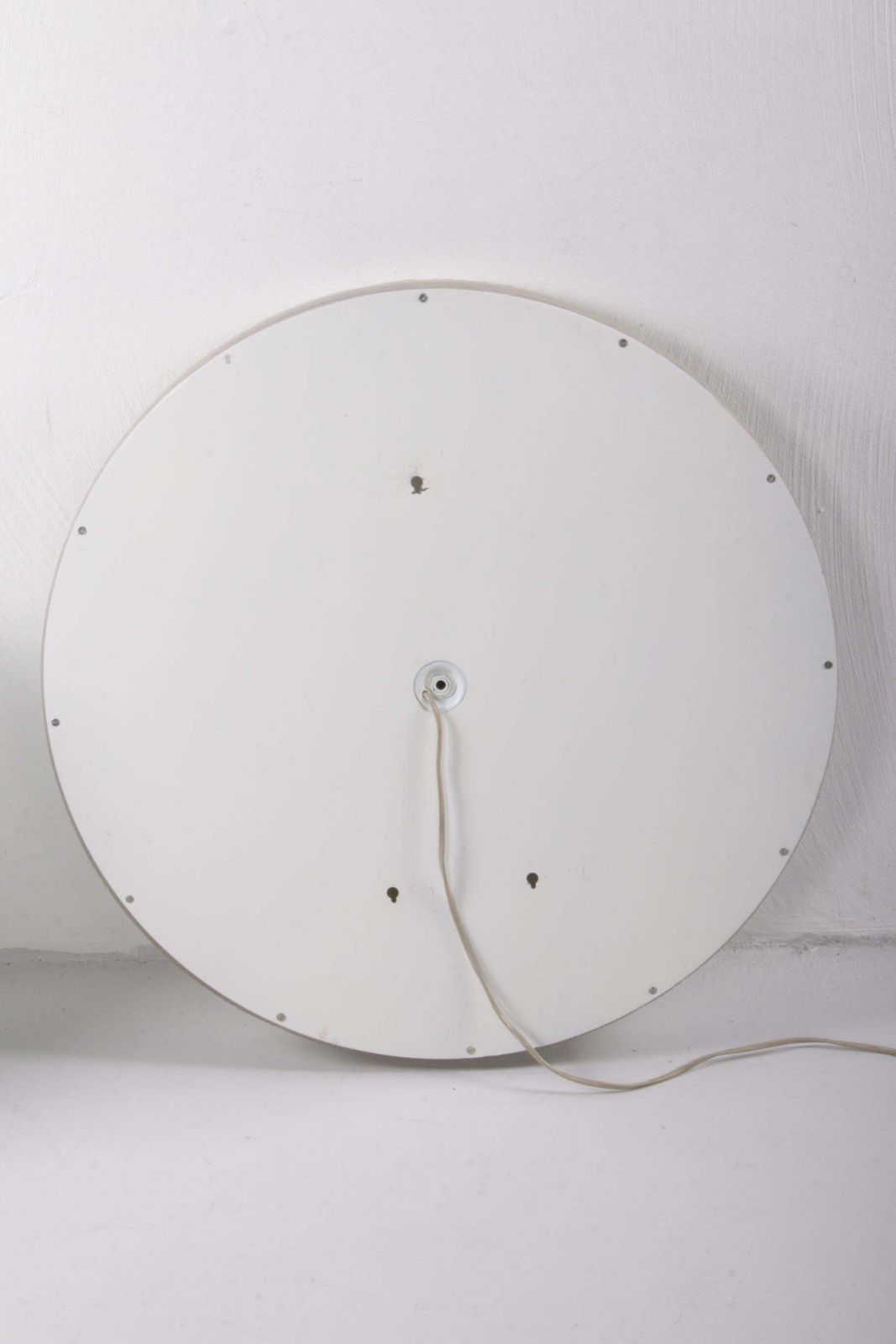 Round Plexiglass Bathroom Mirror By Hillebrand Large Model, 1960 Germany photo buy