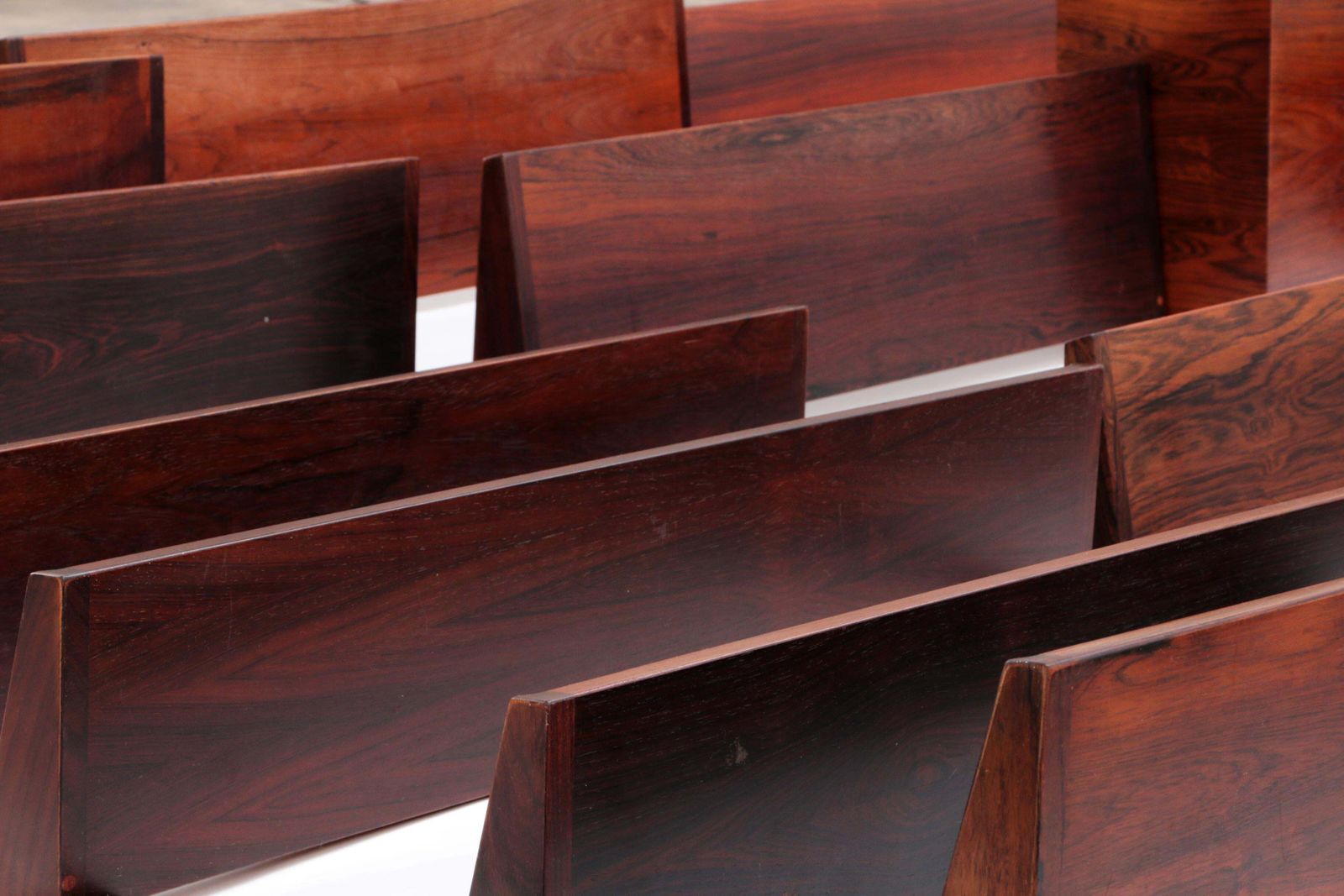 photo vintage Modular Dark Wooden Wall System From Kai Kristiansen   Fm Møbler