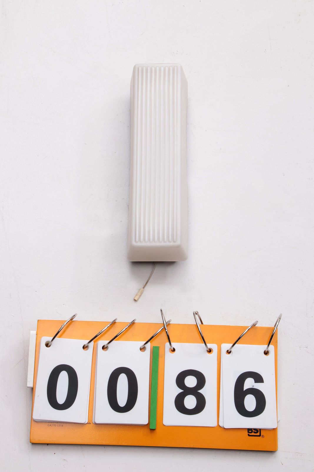Wall Lamp Made Of Frosted Glass, Sleek Model, 1960, Germany photo 167.0