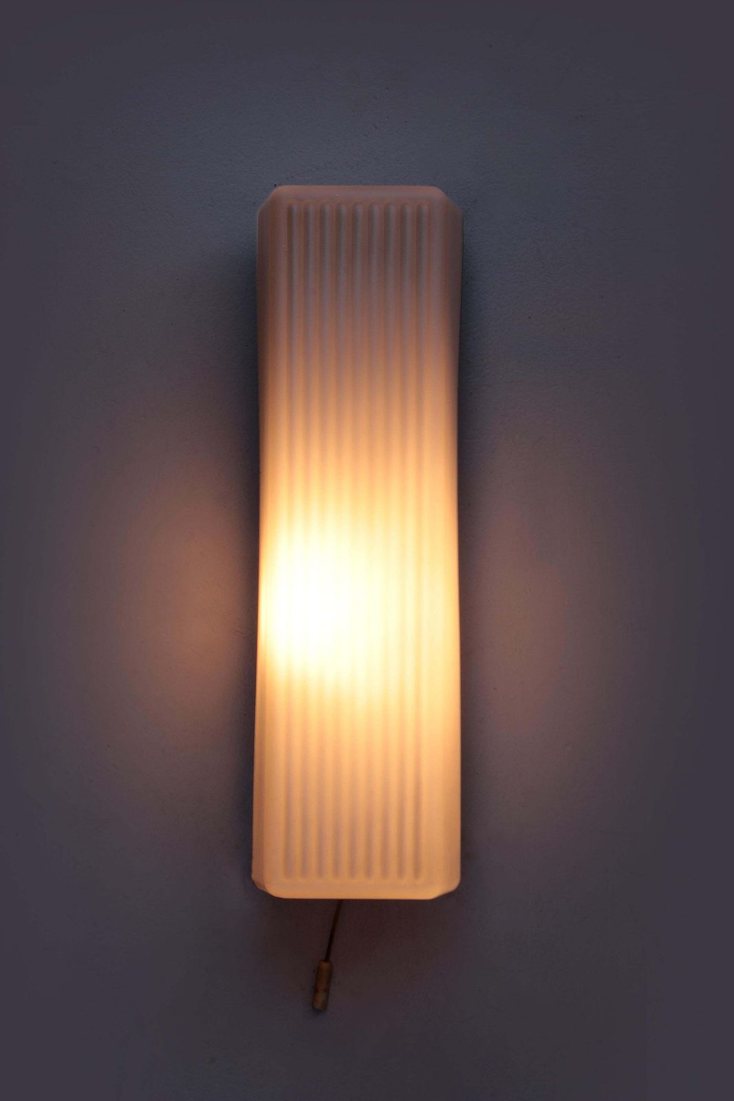 photo buy Wall Lamp Made Of Frosted Glass, Sleek Model, 1960, Germany