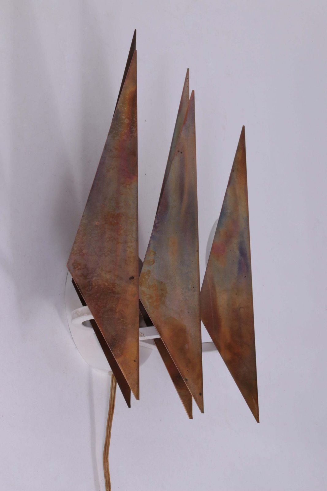 Danish Copper Walllamp From Svend Aage Holm Sorensen 1970 photo Lighting