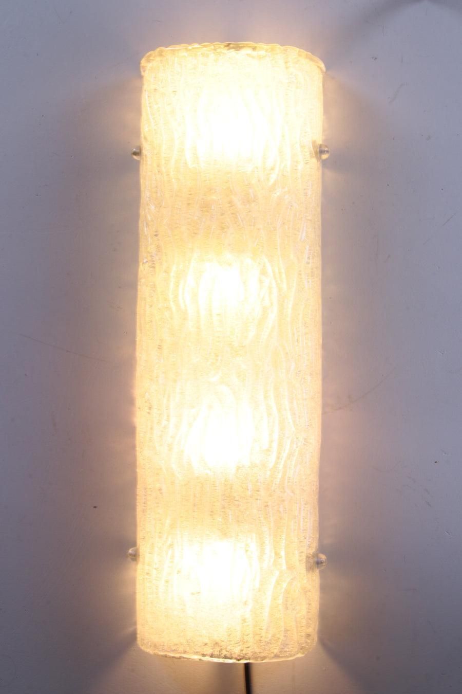 Xxl Ice Wall Lamp By Hillebrand 60 Cm Long Made In 1960 photo furniture