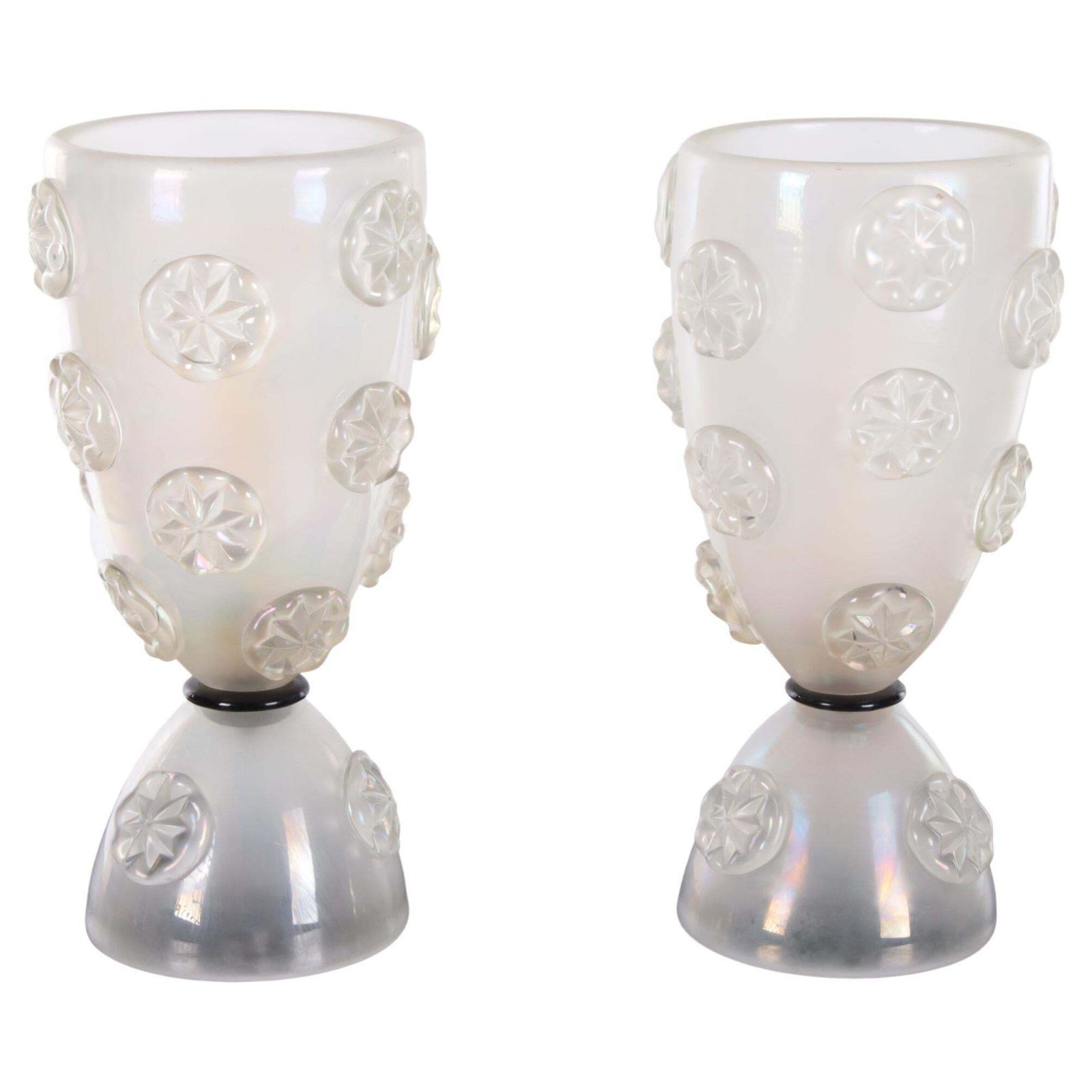 Murano Barovier & Toso, Glass Table Lamps Italy 1950