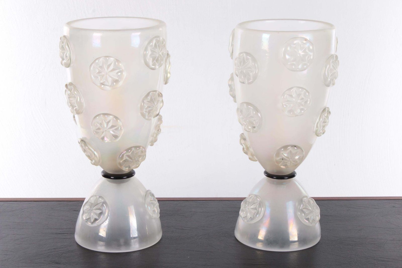 Murano Barovier & Toso, Glass Table Lamps Italy 1950 photo furniture
