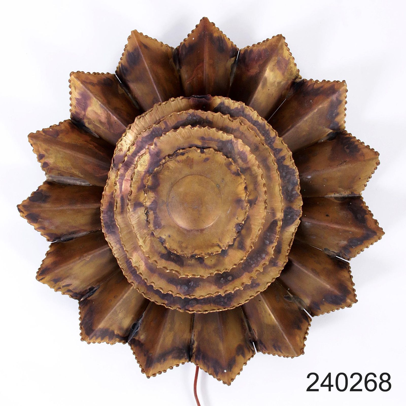 photo buy Brass Flower Wall Lamp By Svend Aage Holm Sørensen For Holm Sørensen