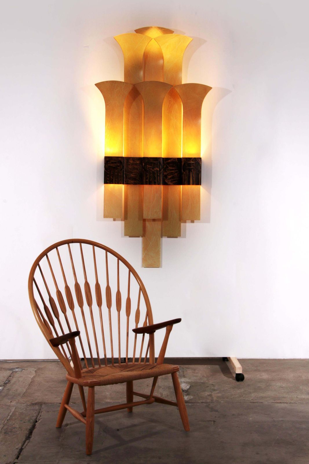 Very Exclusive, Very Large Wall Lamp From The Dutch Theater Thalia Ijmuiden 1930 photo for sale