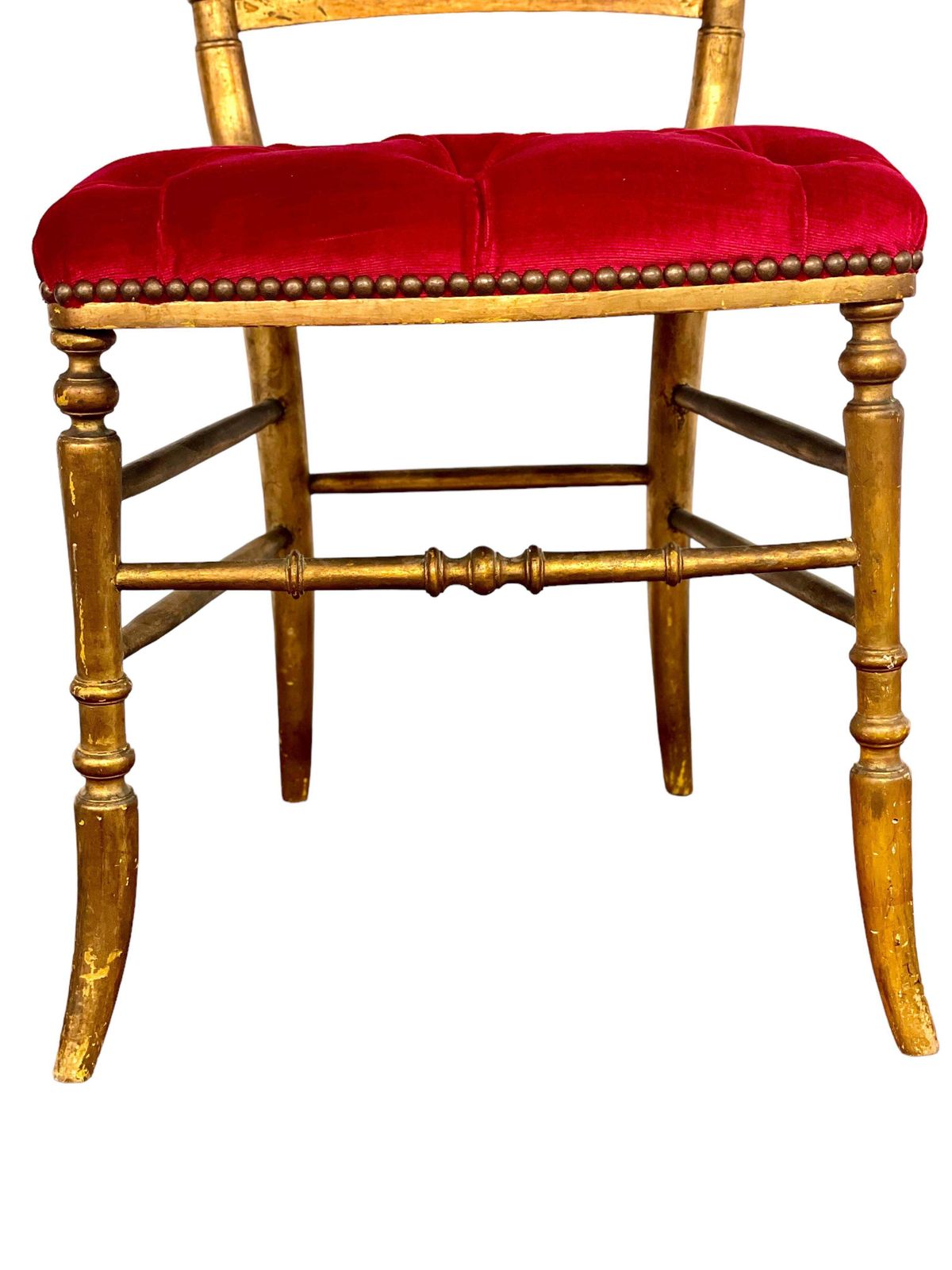 2011.0 1880s Set Of 2 French Giltwood Opera Chairs photo