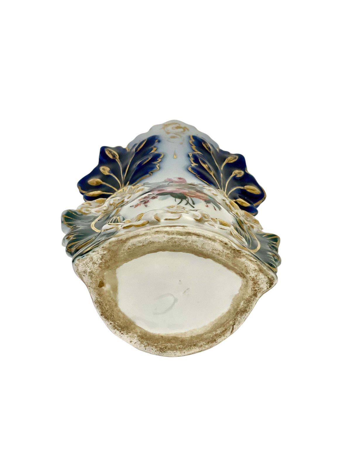 19th Century Porcelaine De Paris Wedding Vase photo vintage