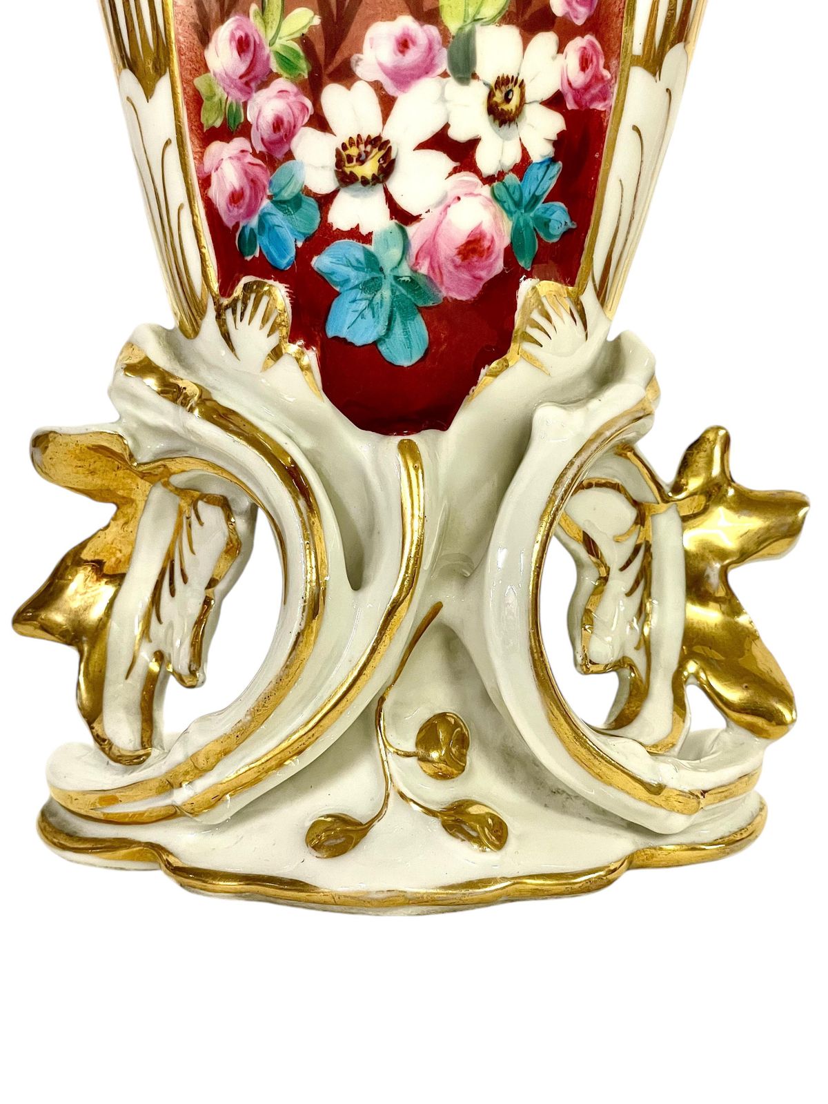 19th Century Porcelaine De Paris Wedding Vase photo vinterior