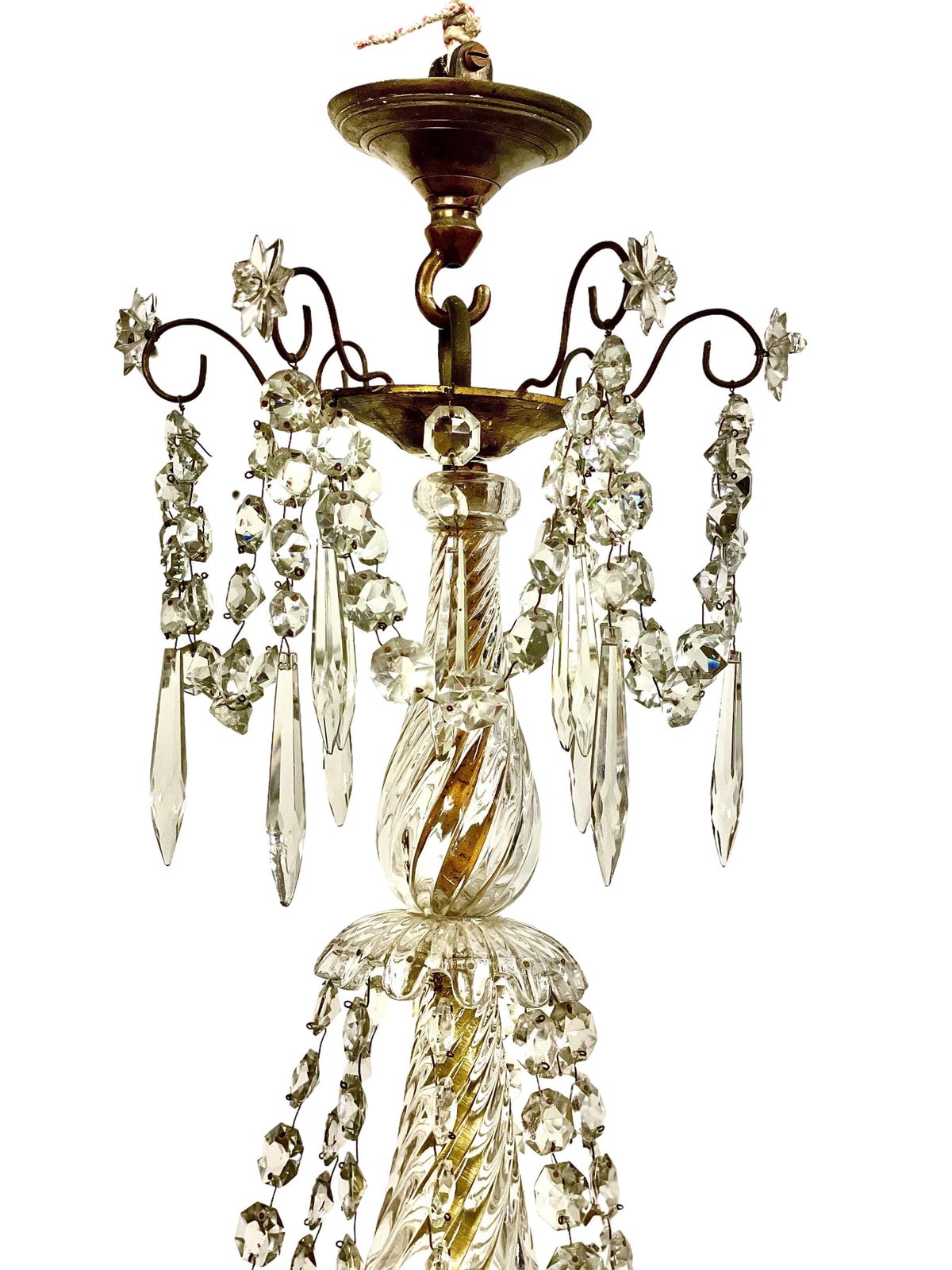 19th Century French Louis XV Crystal Chandelier photo for sale