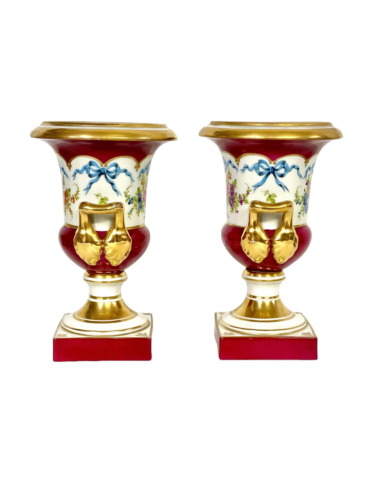 Pair Of Louis XVI Vases, 19th Century photo Home Decor