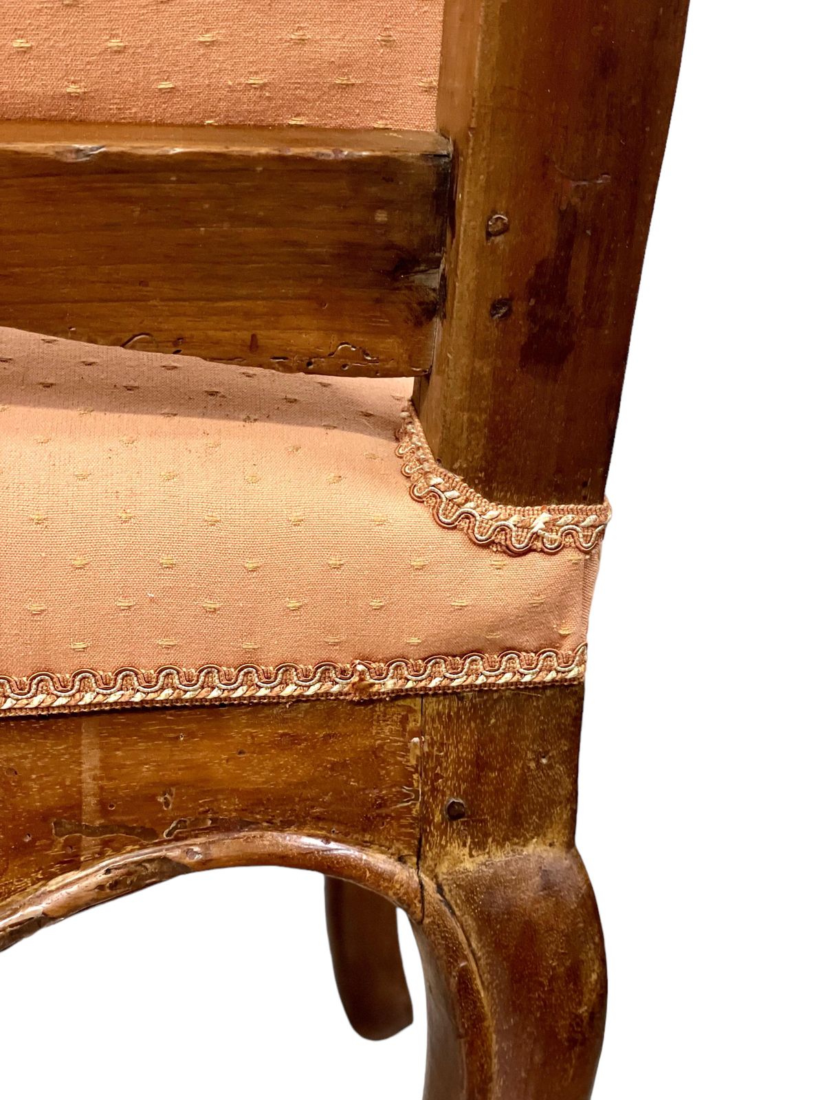 1720s French Regence Pair Of Beech Slipper Chairs photo vintage