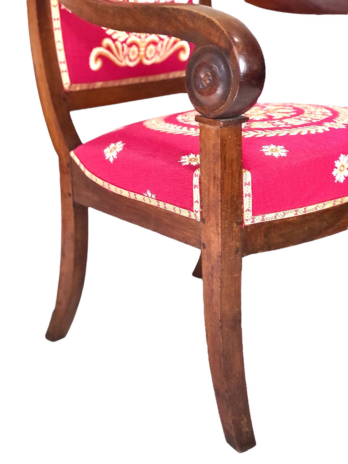 Furniture 19th Century Suite Of 6 French Antique Dining Chairs photo