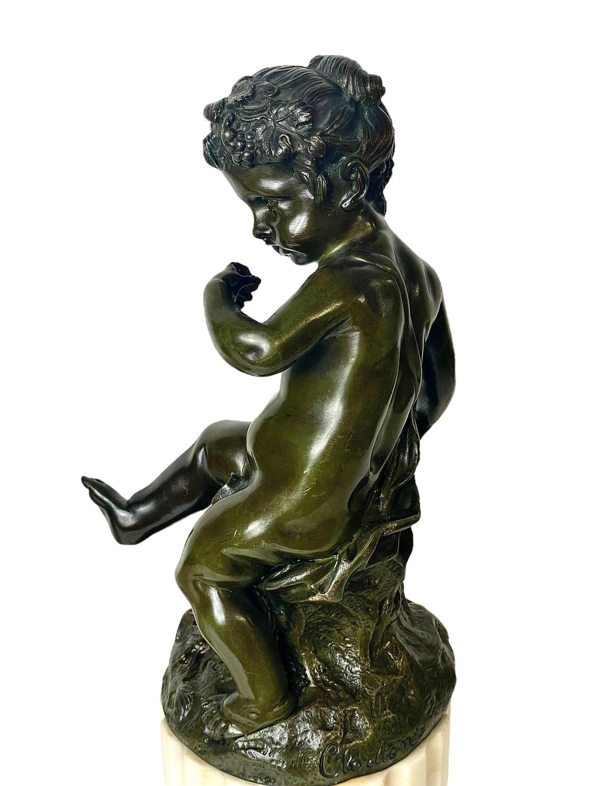 Pair Of Bronze Figurines After Michel Clodion photo 4097.0