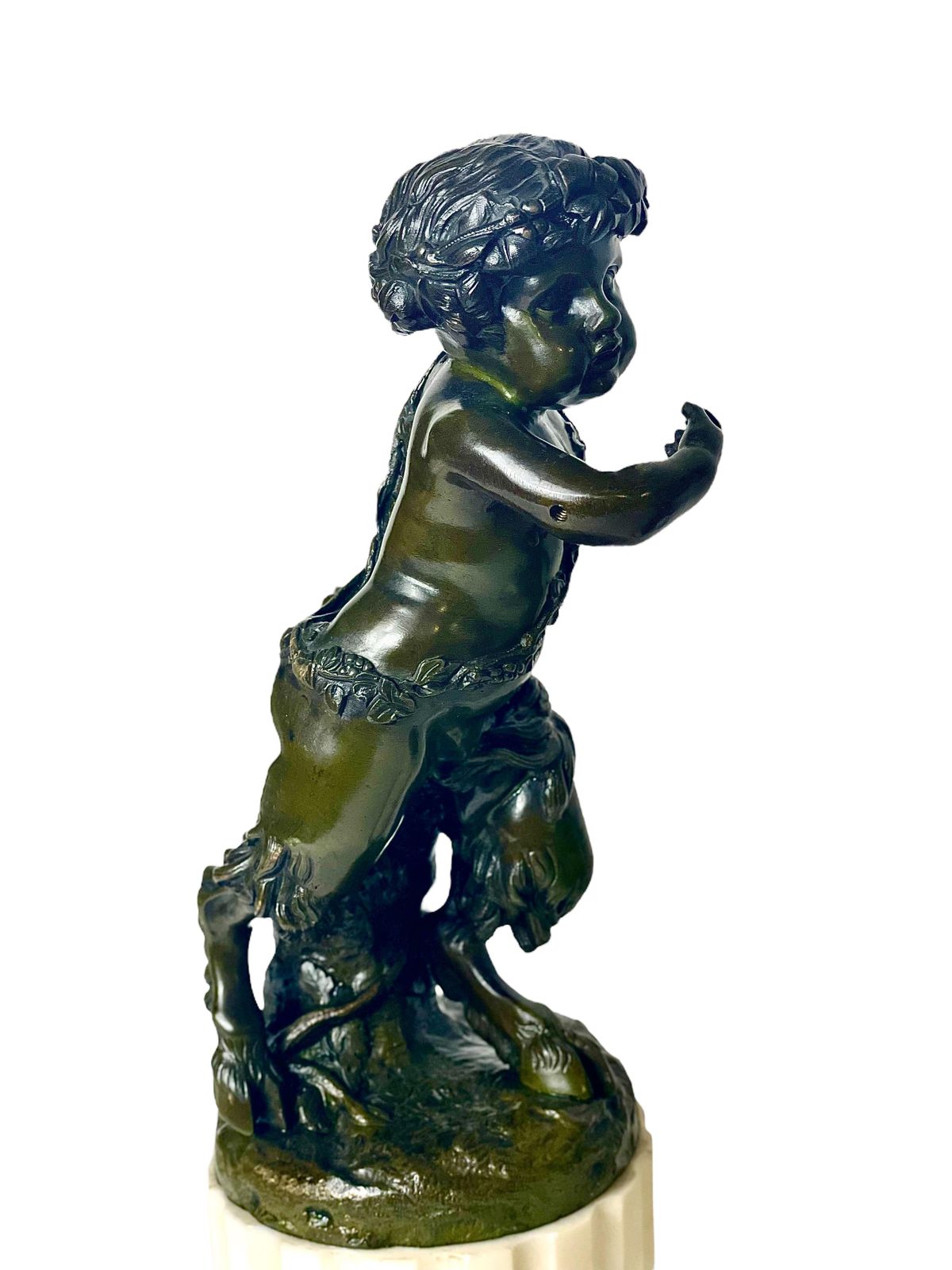 Pair Of Bronze Figurines After Michel Clodion photo vinterior
