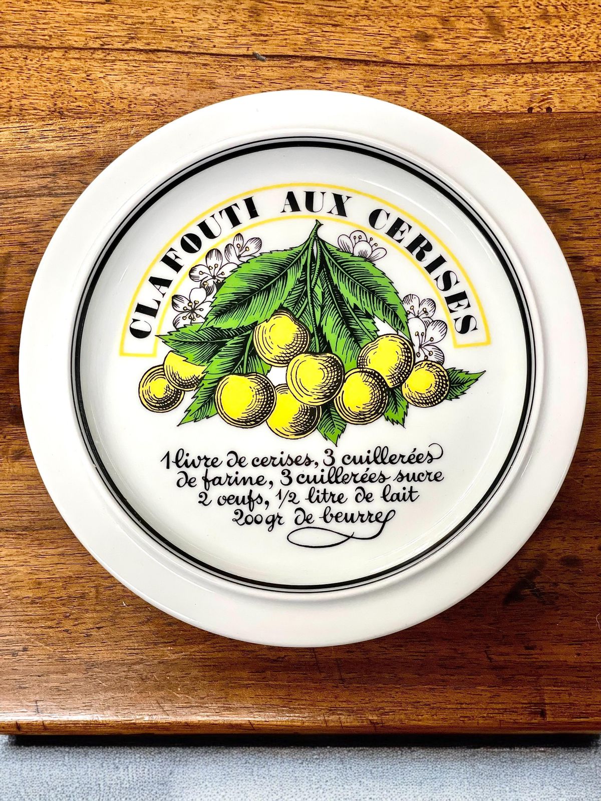 Set Of Six Dessert Plates By Porcelaine D’auteuil, Paris photo Home Decor