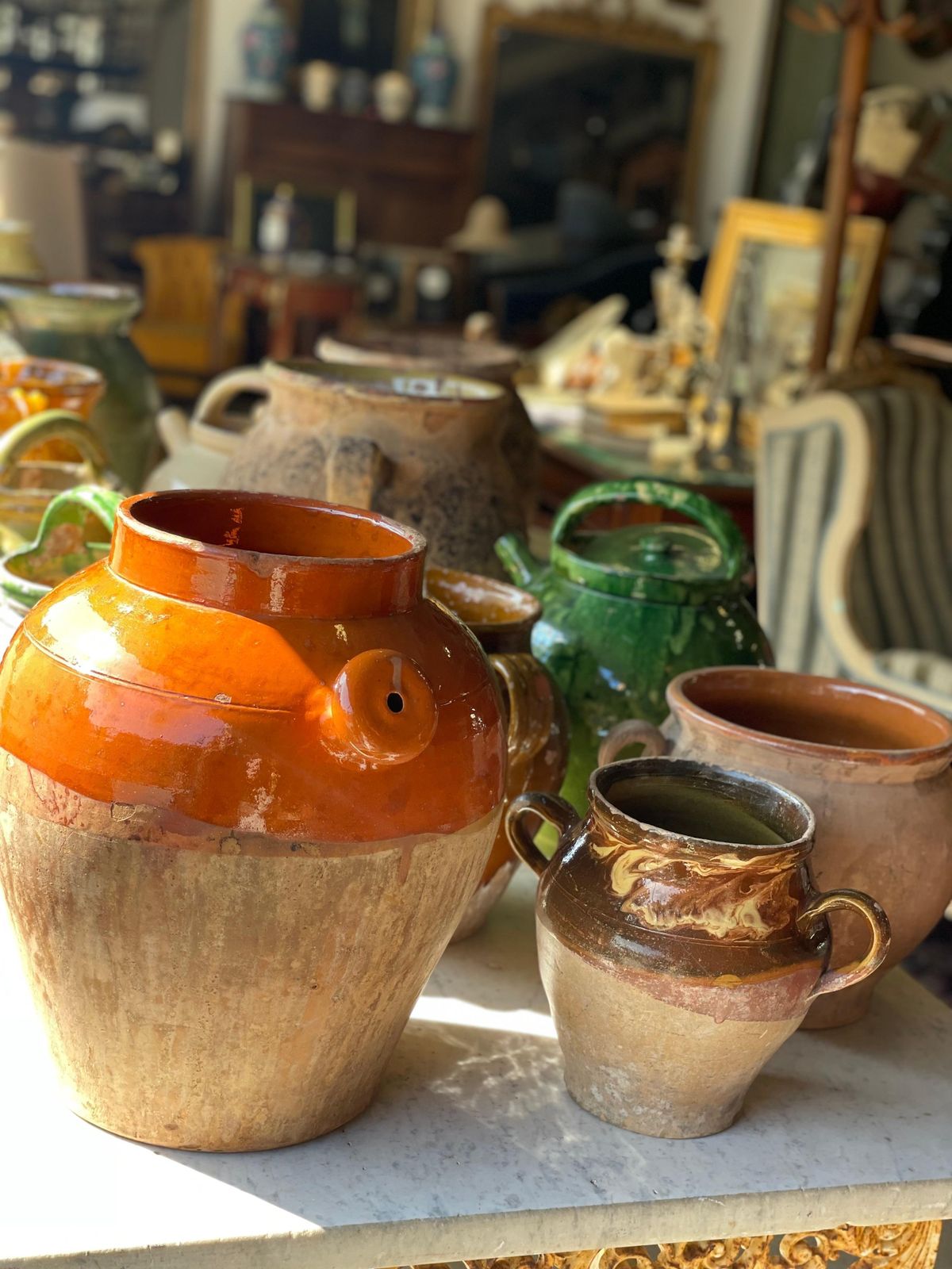 19th Century French Terracotta Confit Pot photo vinterior