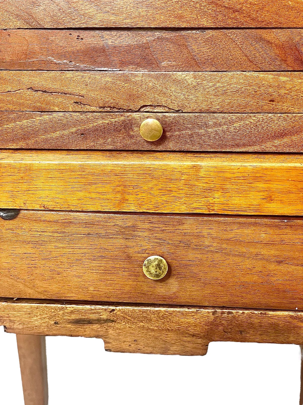 1870s Louis XVI Period Side Table With A Curtain Door photo for sale