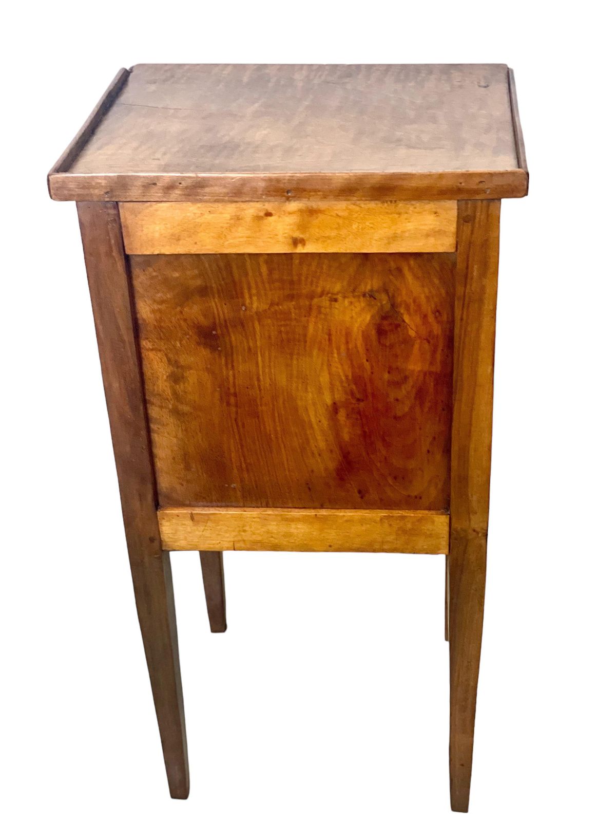 photo furniture 1870s Louis XVI Period Side Table With A Curtain Door