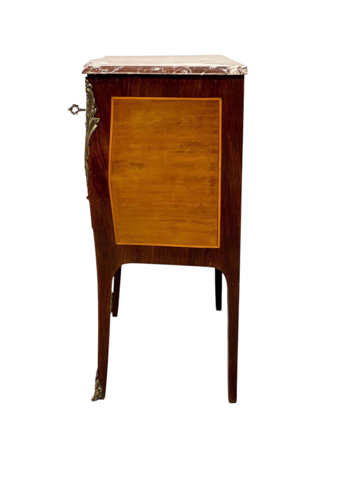 photo vinterior Louis XV Style Petite Marquetry Commode 19th Century