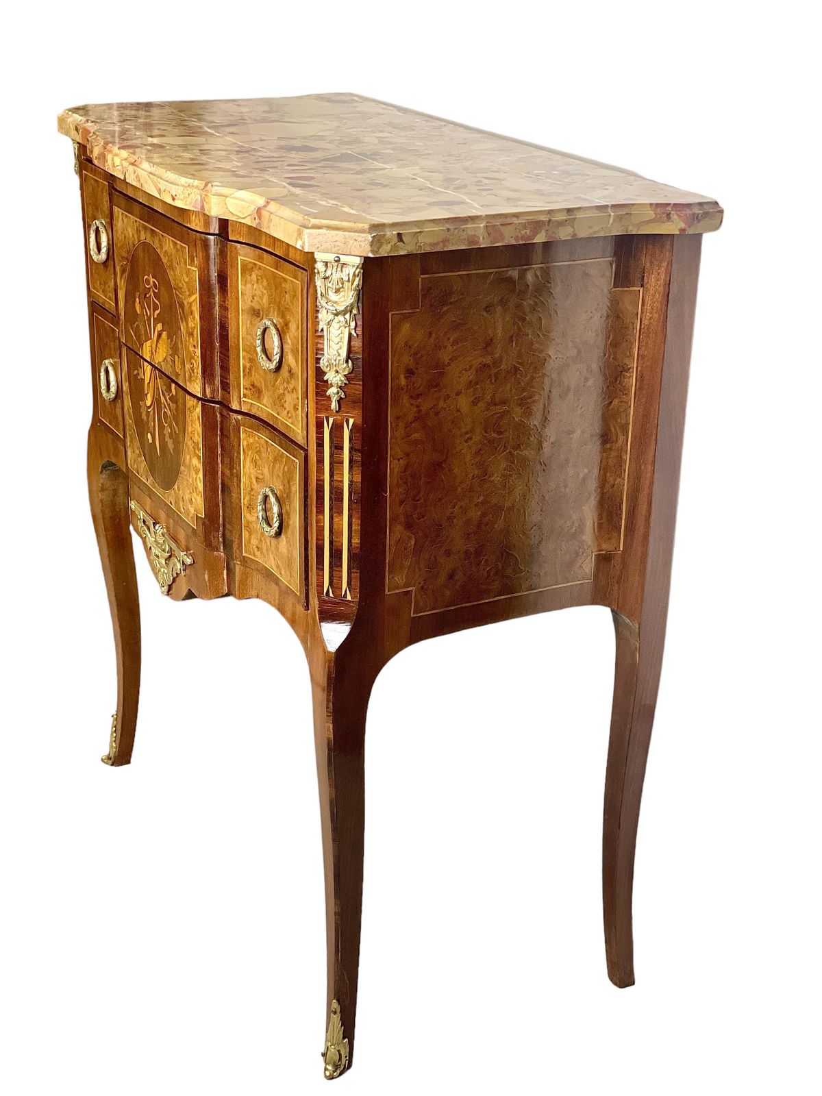 19th Century Louis XVI Style Petite Commode 'Sauteuse' photo furniture