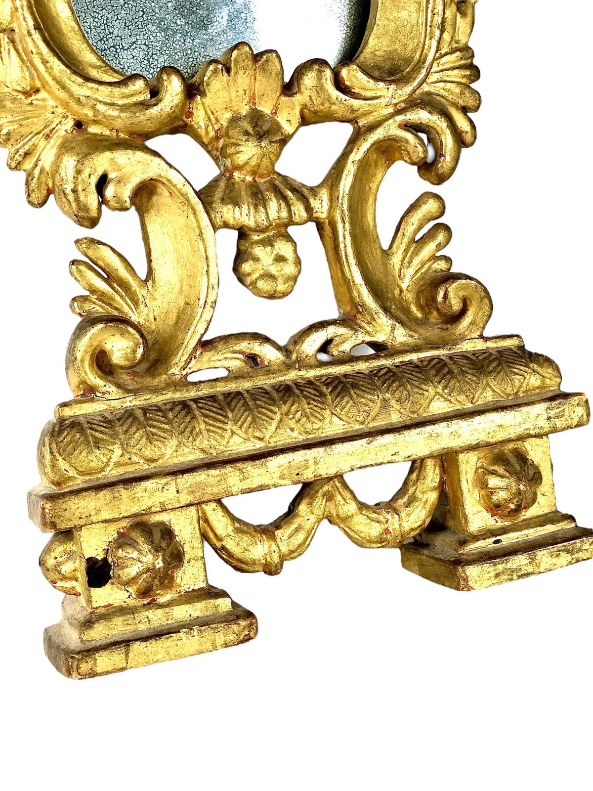 18th Century Pair Of Petite Giltwood Mirrors photo Home Decor