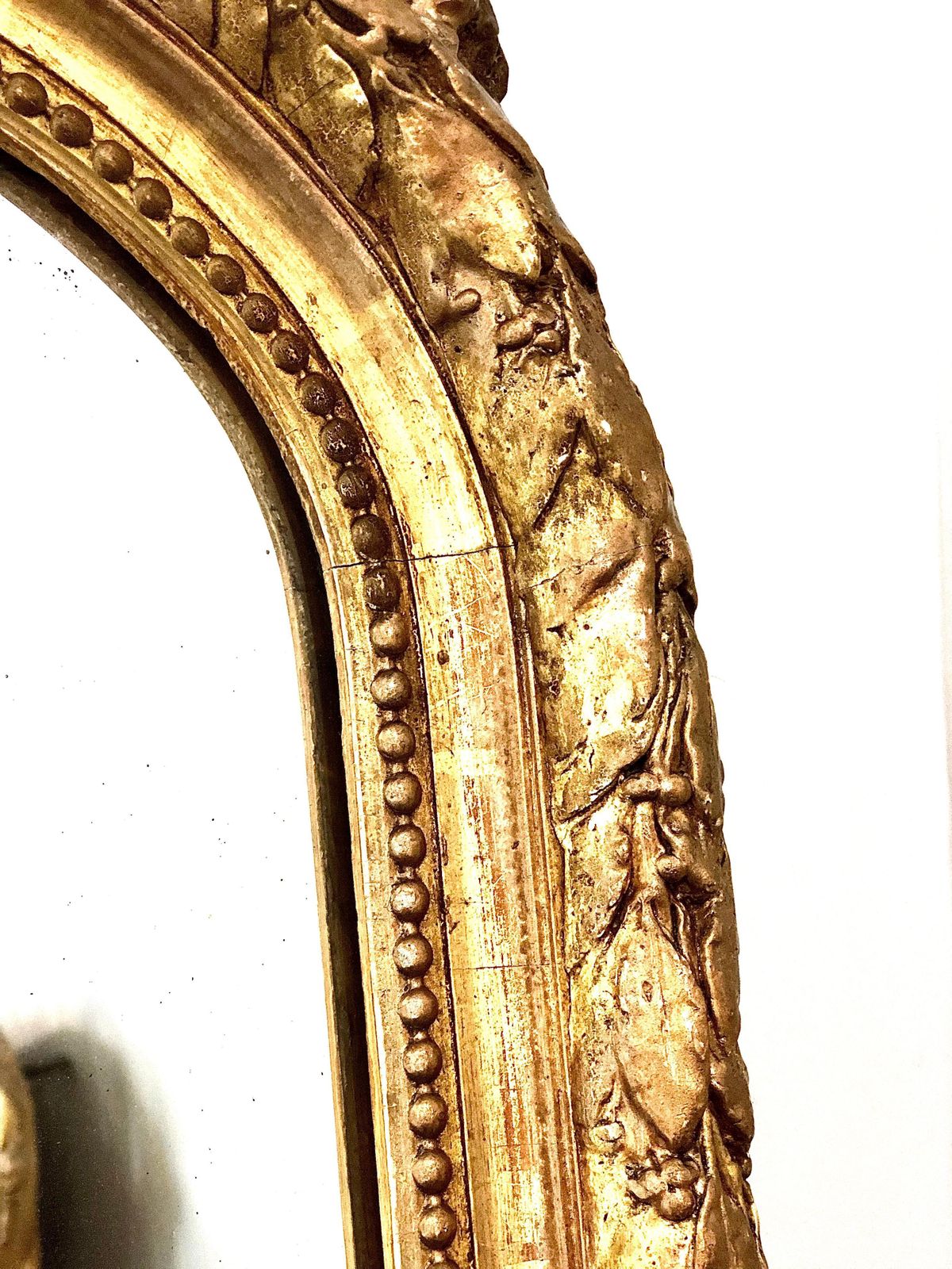 19th Century Neoclassical Grand Giltwood Mirror photo 13781.0