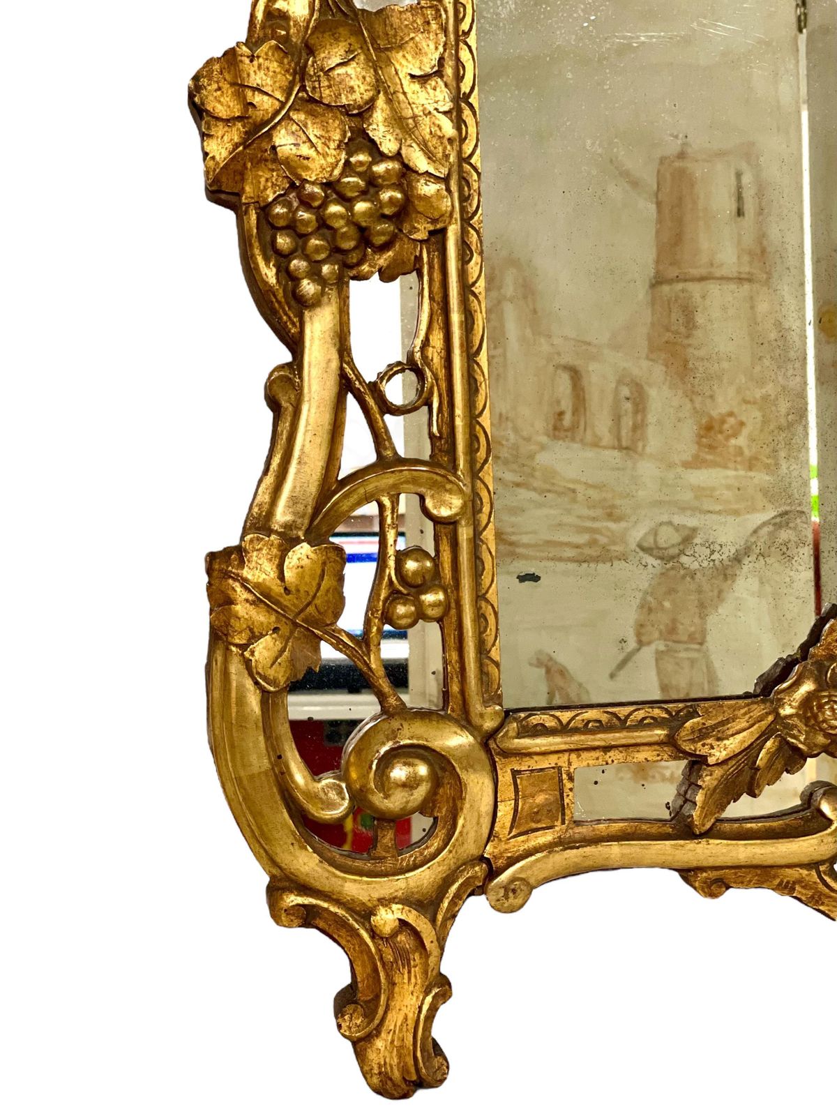 19th Century Régence Giltwood Mantel Mirror photo buy