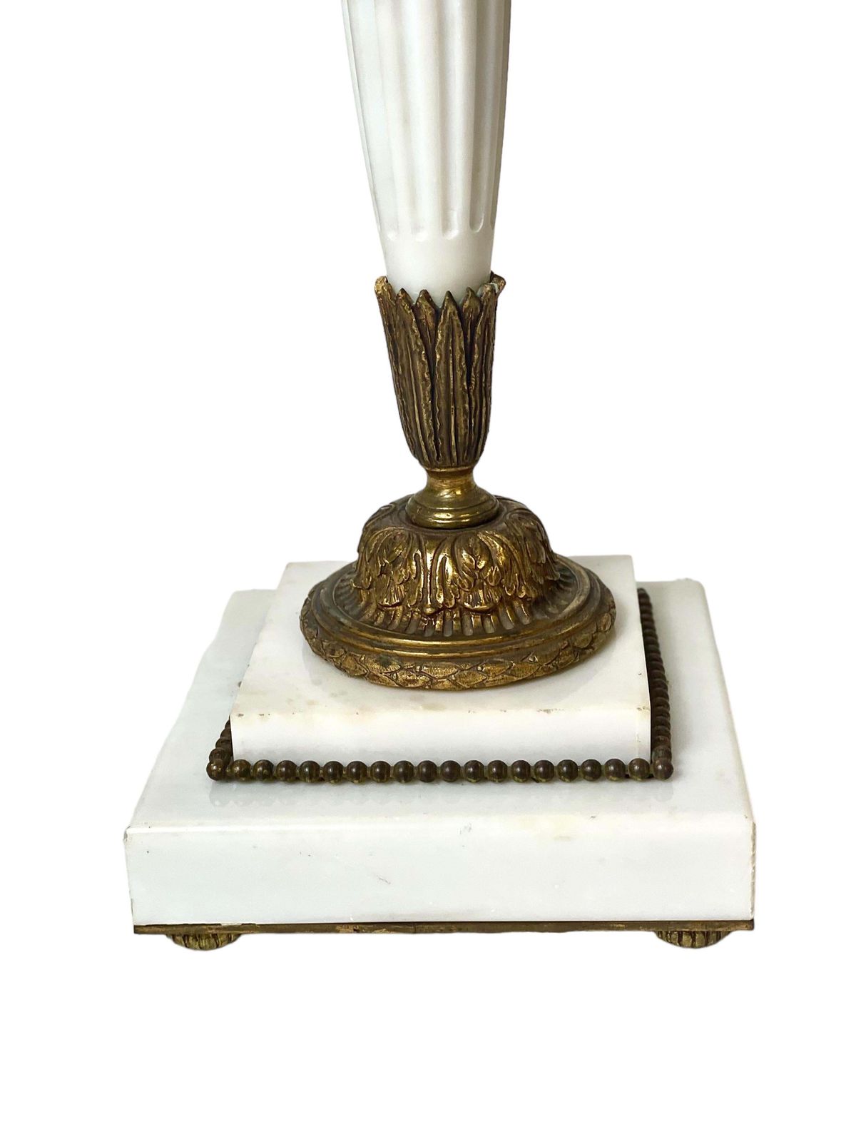 Empire Style “Quiver” Table Lamp In Italian Marble And Bronze, 19th Century photo furniture