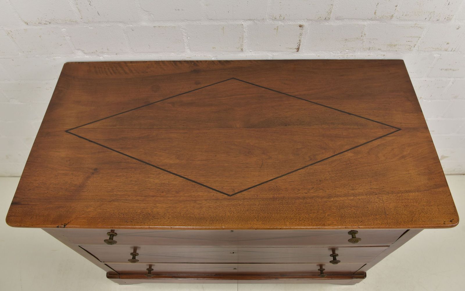 Antique! Chest Of Drawers Restored Mahogany Biedermeier Circa 1850 photo for sale