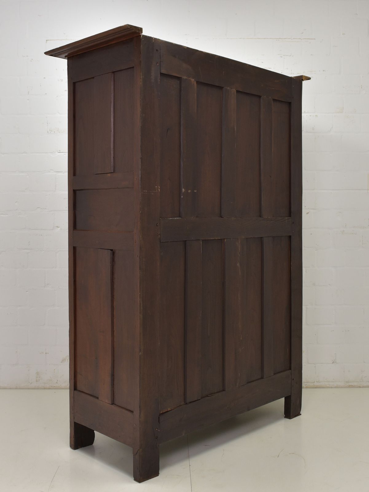 1708.0 Antique! Small Wardrobe Restored Breton Circa 1820 Hallway Cupboard photo