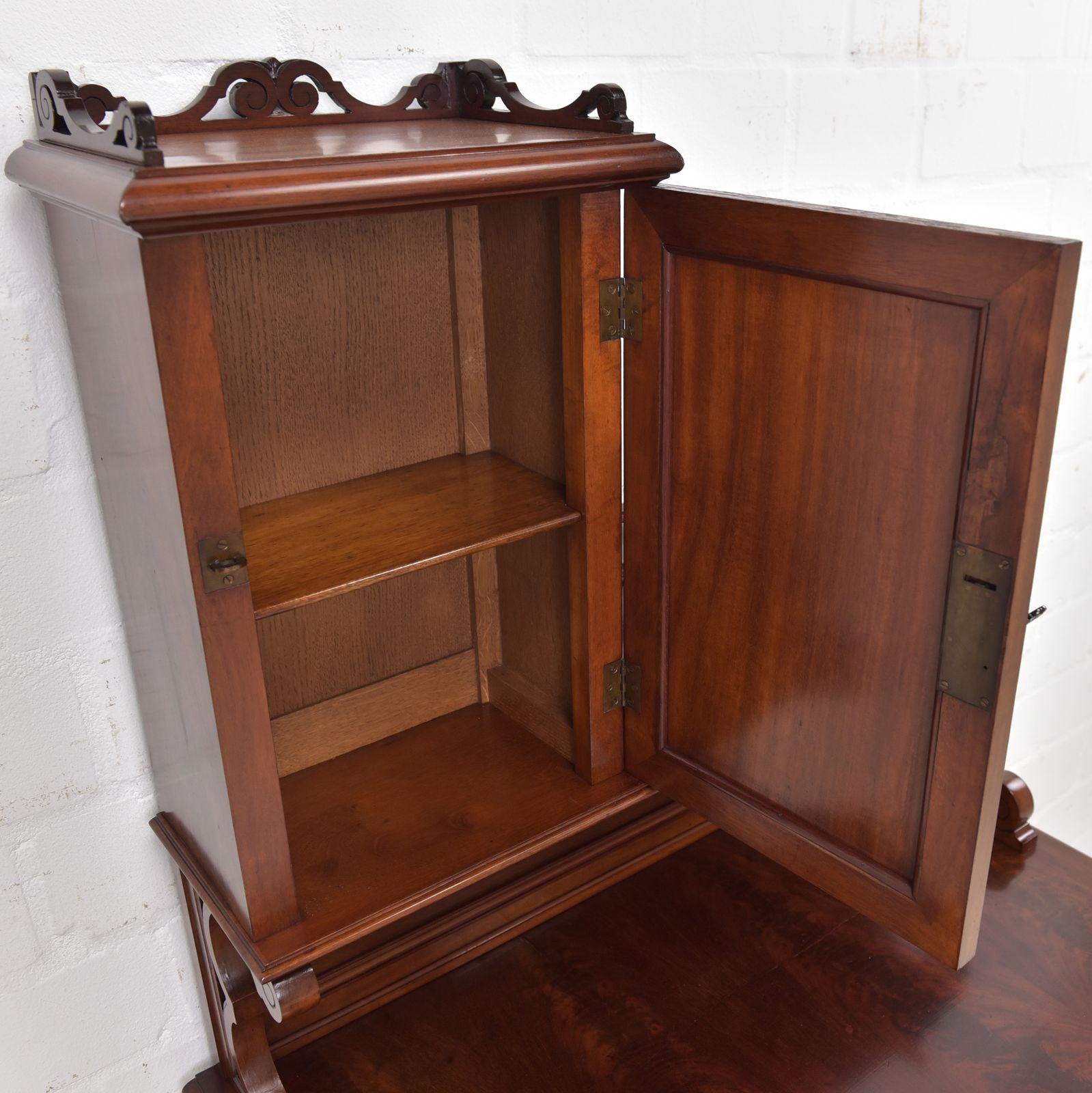 Antique! Ladies' Desk Restored Wilhelminian / Art Nouveau Mahogany Secretary photo Furniture