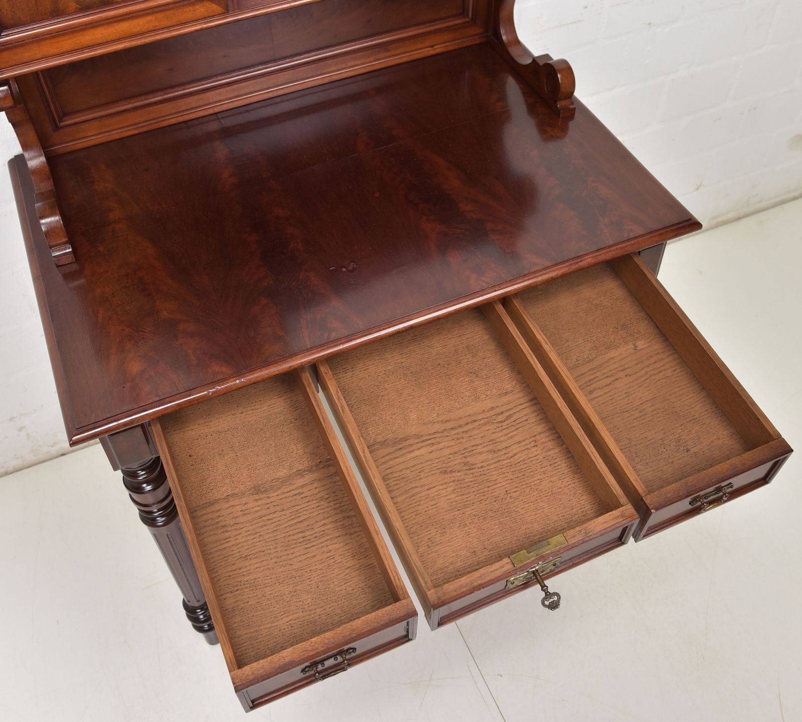 Antique! Ladies' Desk Restored Wilhelminian / Art Nouveau Mahogany Secretary photo buy