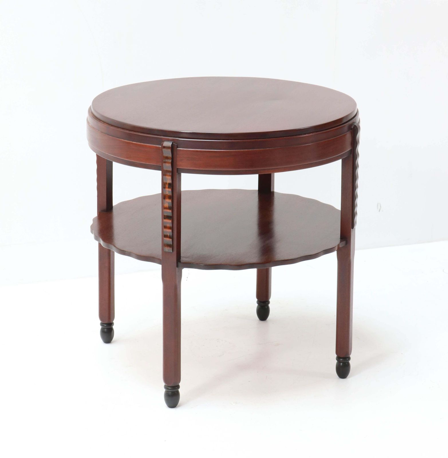 Mahogany Art Deco Amsterdam School Coffee Table By Fa. Drilling Amsterdam, 1920s photo furniture