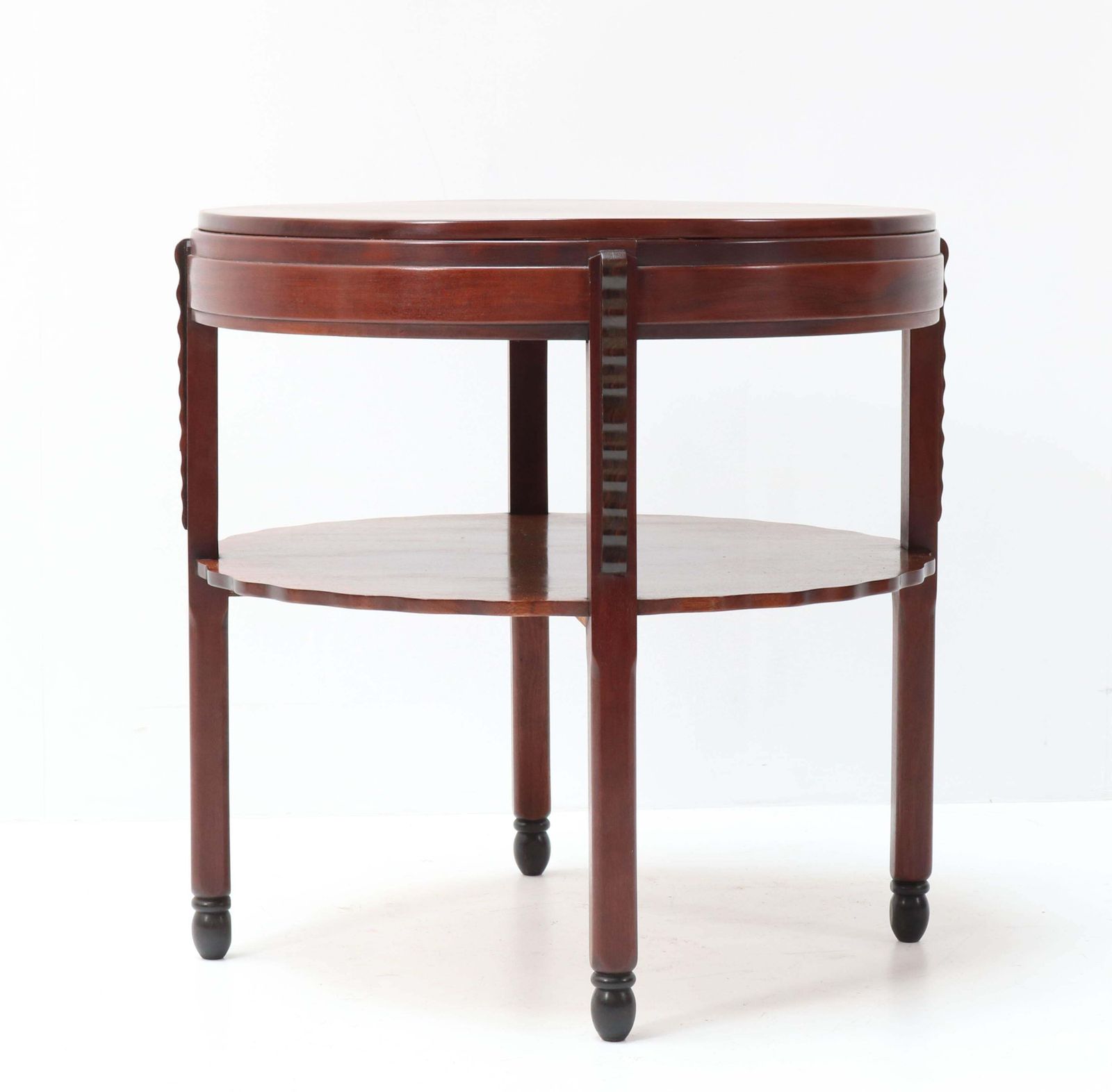 Mahogany Art Deco Amsterdam School Coffee Table By Fa. Drilling Amsterdam, 1920s photo for sale