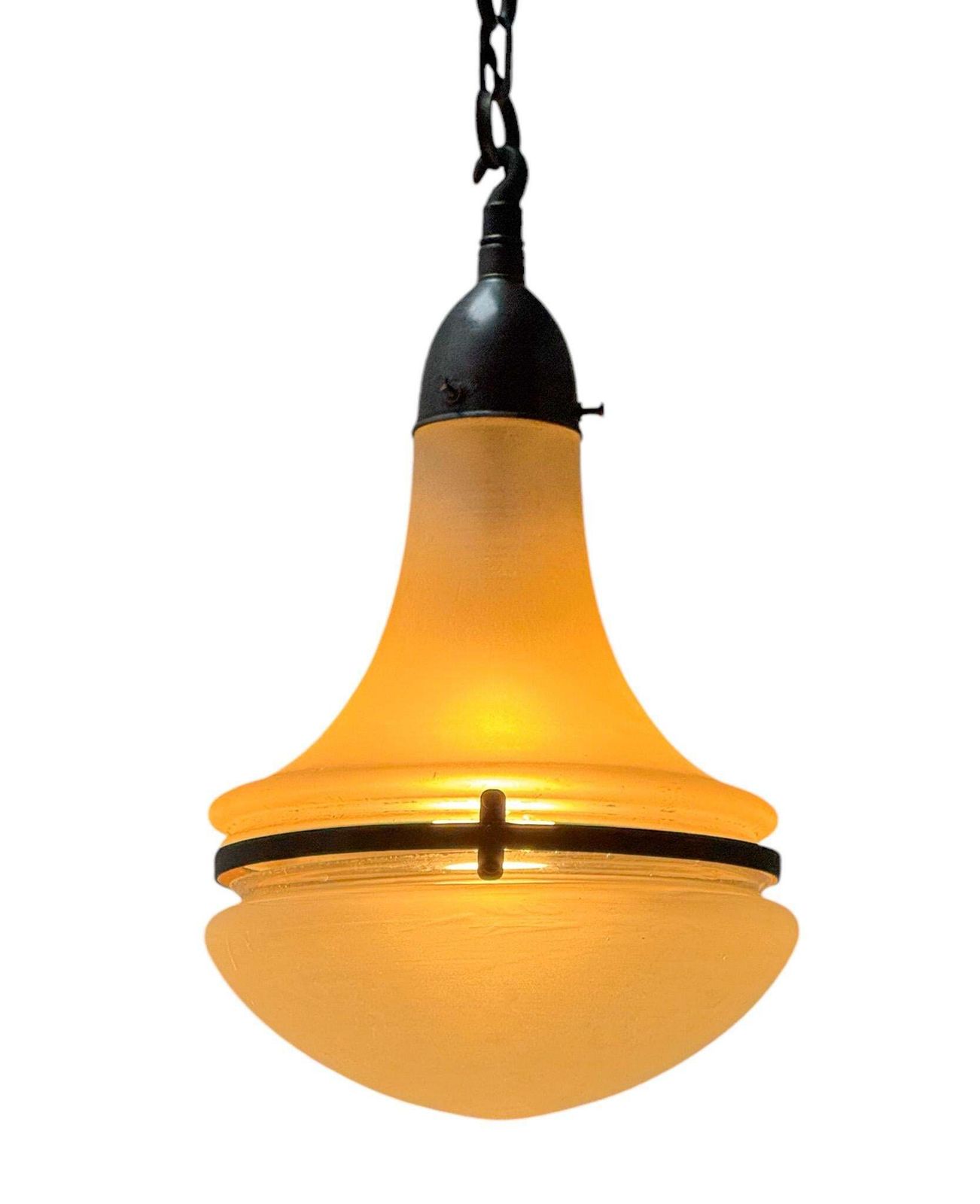 Peter Behrens Art Nouveau Luzette Pendant Lamp For Siemens, 1900s photo 984.0