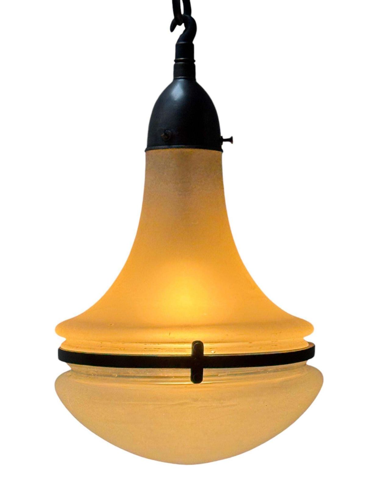 Peter Behrens Art Nouveau Luzette Pendant Lamp For Siemens, 1900s photo vinterior